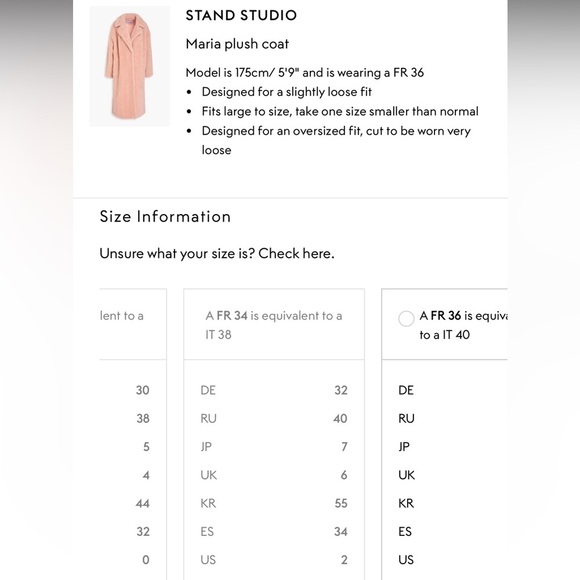 STAND STUDIO Faux Fur Teddy Maria Coat - Picture 16 of 16